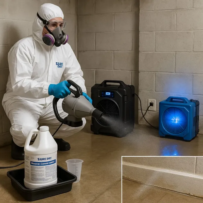 Sanitization and Odor Removal process in Berryville, VA